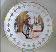 Assiett, Köket, målat 1896