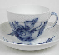 Blå blomster, kaffekopp 1870