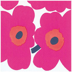 Modärn design - Ljusstakar, ljus & servetter - Marimekko, Unikko
