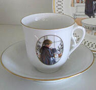 Kaffeset, Blomsterfönstret, målat 1895